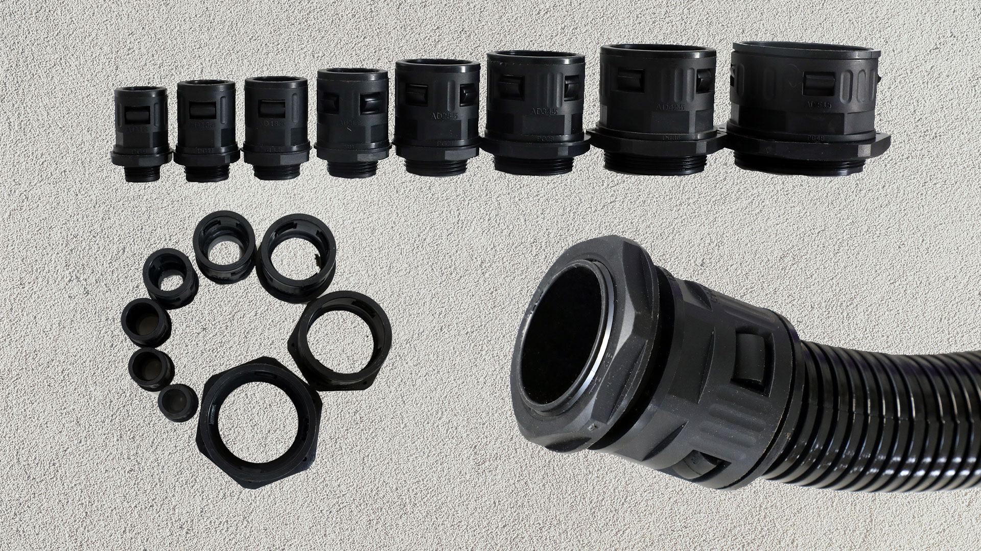 AirQon Shivam Flexo Tech Polyamide Flexible Conduit Gland airqon-shivam-flexo-tech-polyamide-flexible-conduit-gland